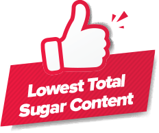 lowest total sugar content