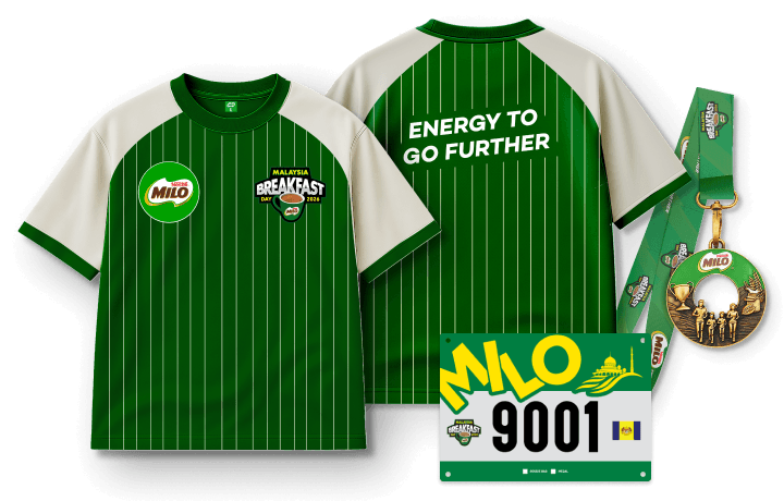 Milo® Malaysia Breakfast Day 2026 Race kit