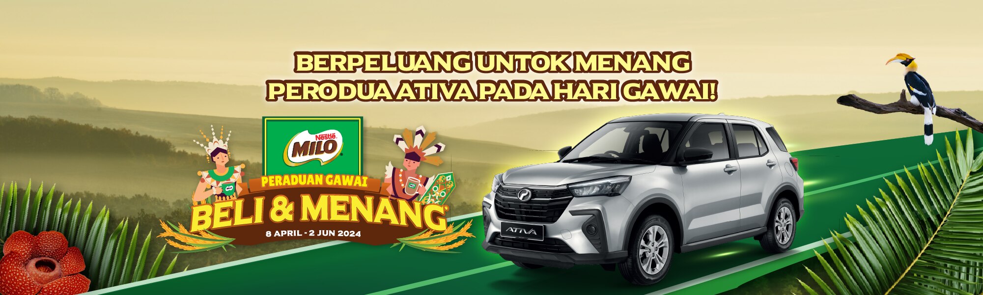 BERPELUANG UNTOK MENANG PERODUA ATIVA PADA HARI GAWAI!