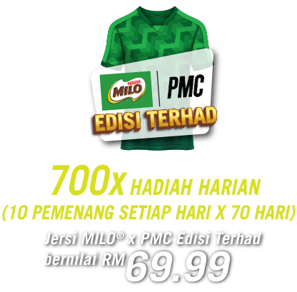 Milo Shirt Peraduan Milo Hidup Bola