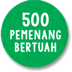 500 Pemenang Bertuah