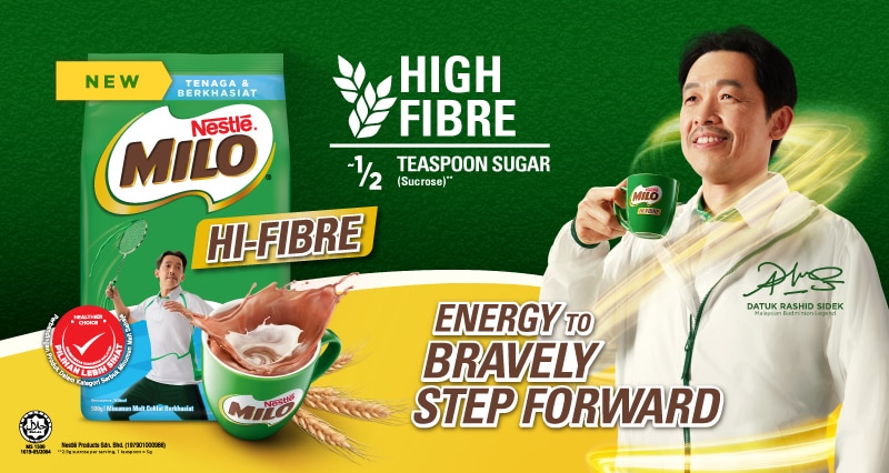 The New MILO® Hi-Fibre