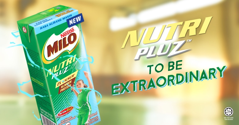 New MILO® Nutri Pluz