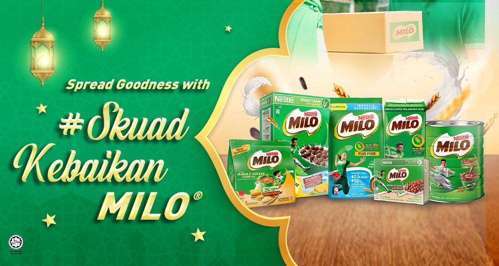 Spread Goodness with #SkuadKebaikanMILO this Ramadan!