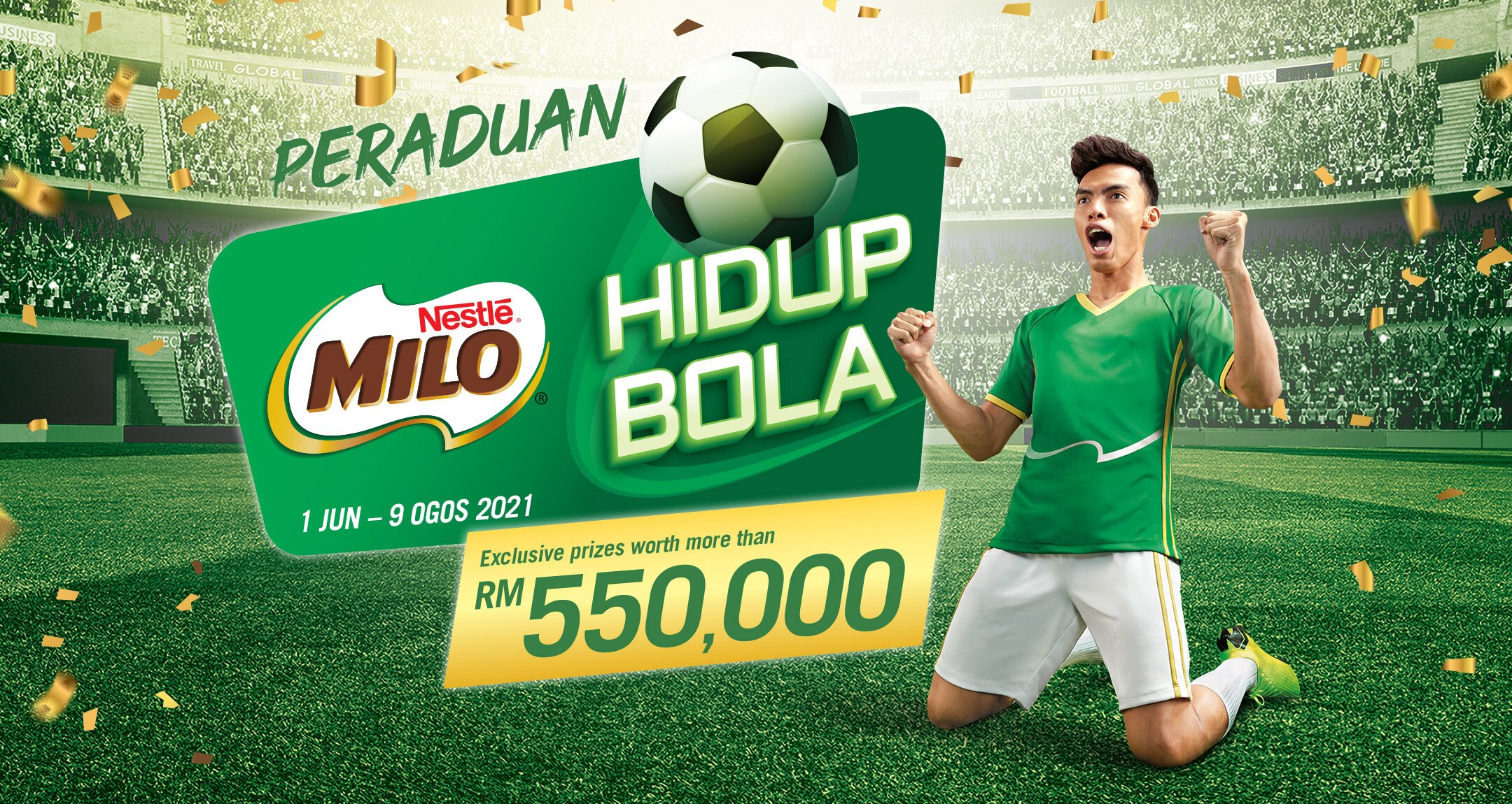 Peraduan MILO® Hidup Bola