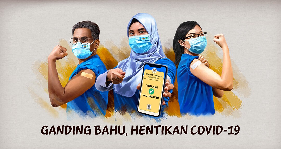 Bangkit Bersama, Hentikan Sebaran COVID-19