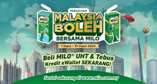 Malaysia Boleh Bersama MILO® UHT