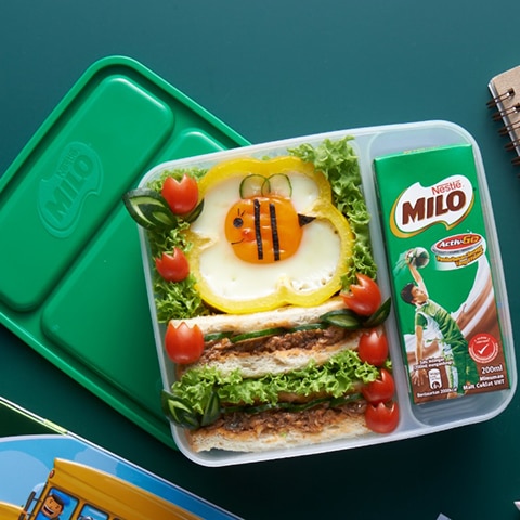 Sardine &amp; Egg Sandwich Bento Box