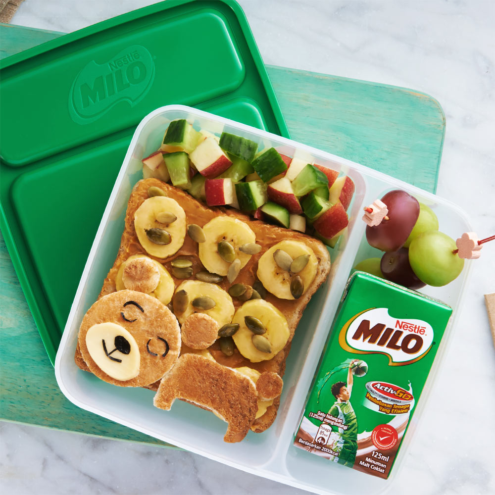 Peanut Butter Sandwich Bento Box