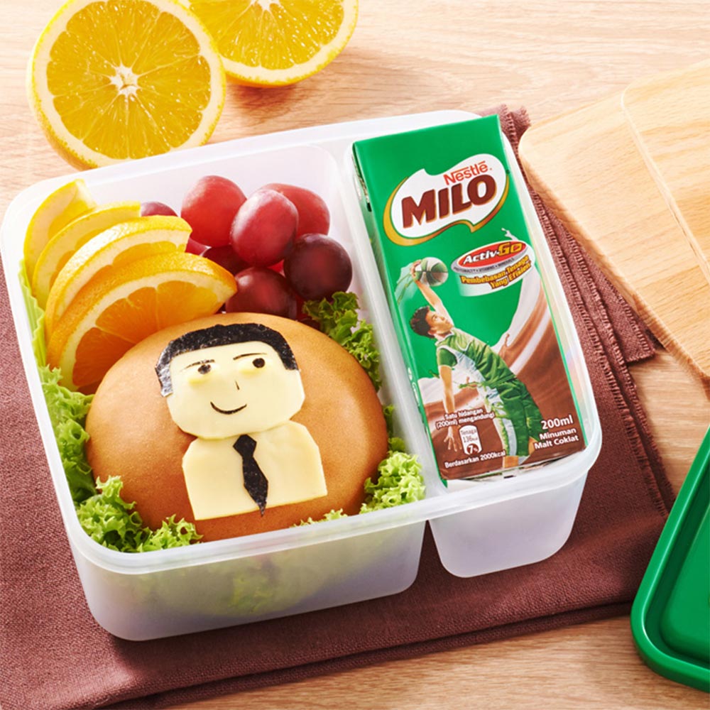 Egg Burger Bento Box