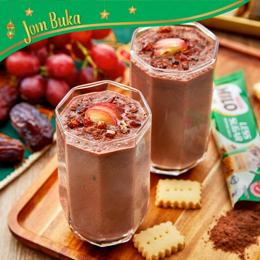 MILO® Grapes and Dates Refresh Smoothie