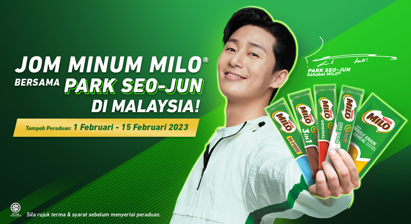 Jom Minum MILO® Bersama Park Seo-Jun Di Malaysia!