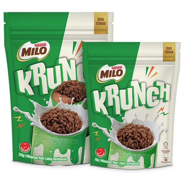 MILO® Krunch packaging